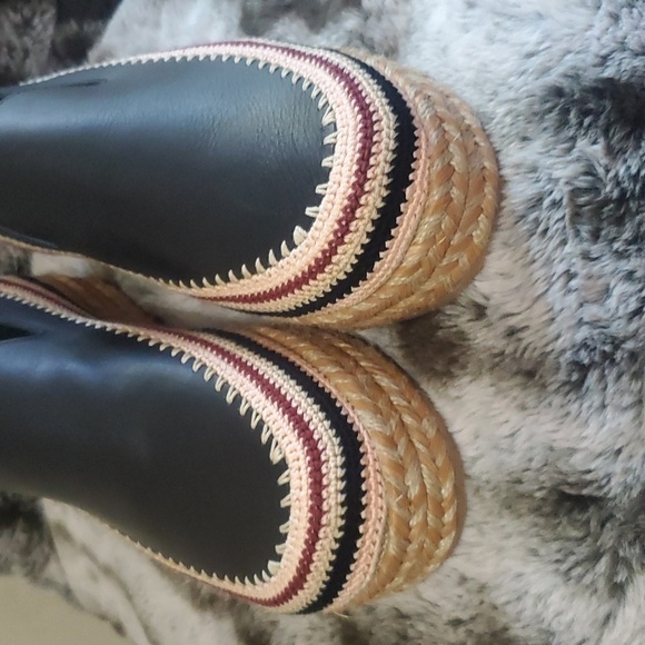 Ulla Johnson Lucia crochet-knit espadrilles slip on Size 37/ 7 - Picture 5 of 10